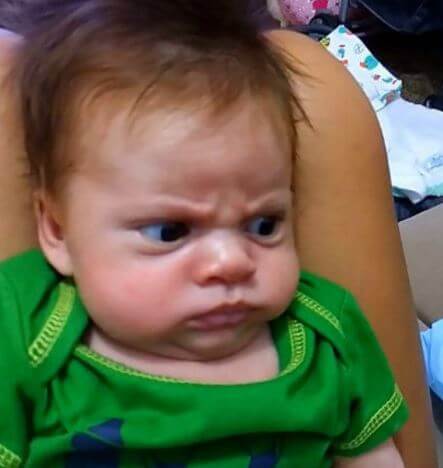 This Baby Is Just Straight Up Angry! How Could Someone Be So Cute In A ...